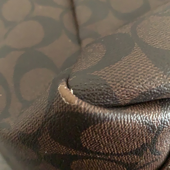 Brown Monogram Coach carry on - Picture 12 of 15